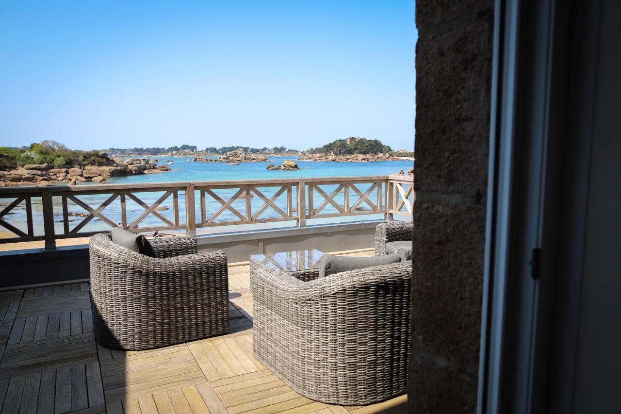 Logis Hotel Saint Guirec Et De La Plage Перро-Гирк Экстерьер фото