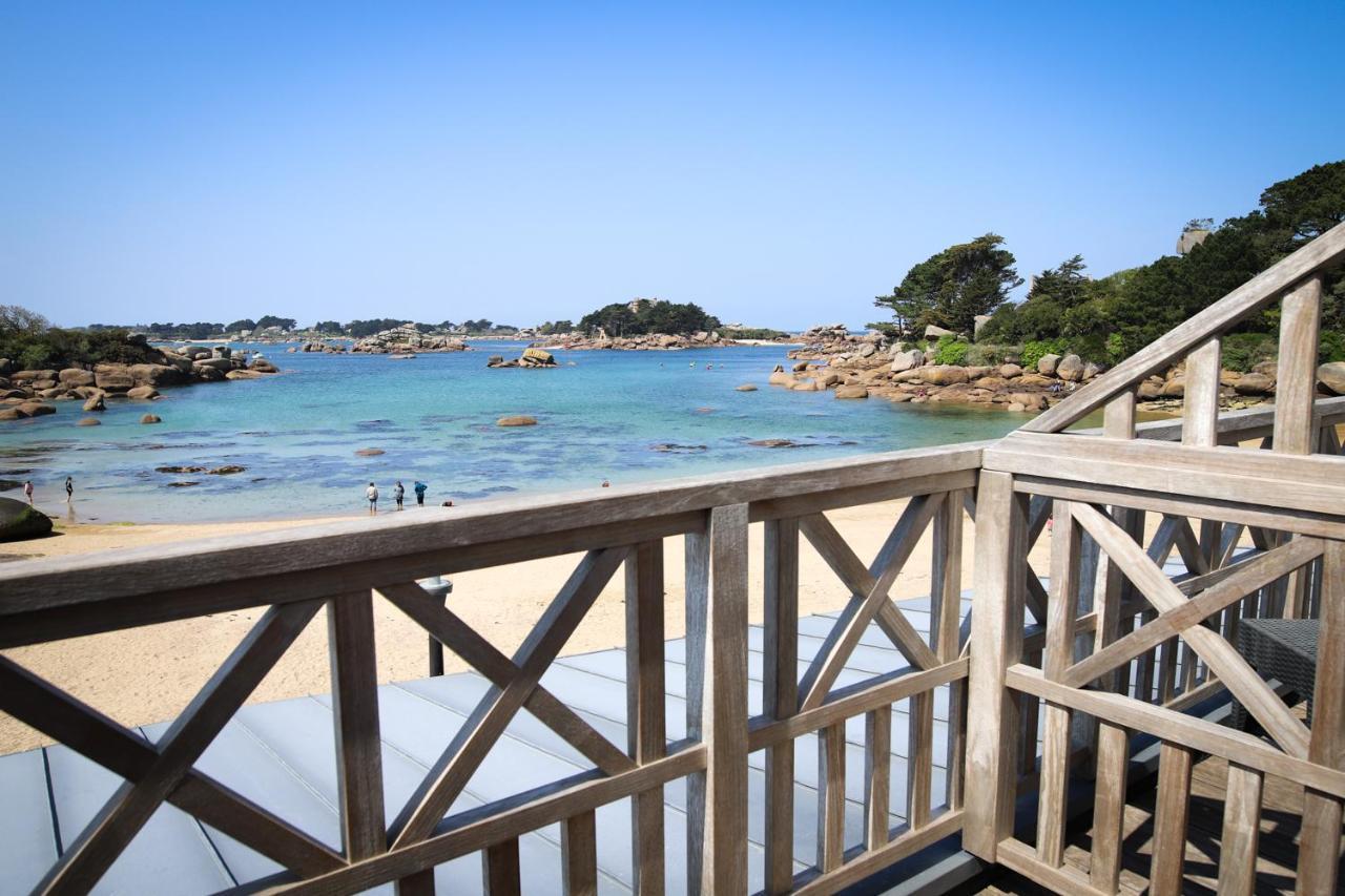 Logis Hotel Saint Guirec Et De La Plage Перро-Гирк Экстерьер фото
